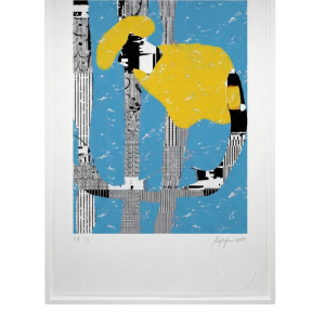 Sagui Amarelo - Fine Art em Papel 29x42cm - Acid-Free