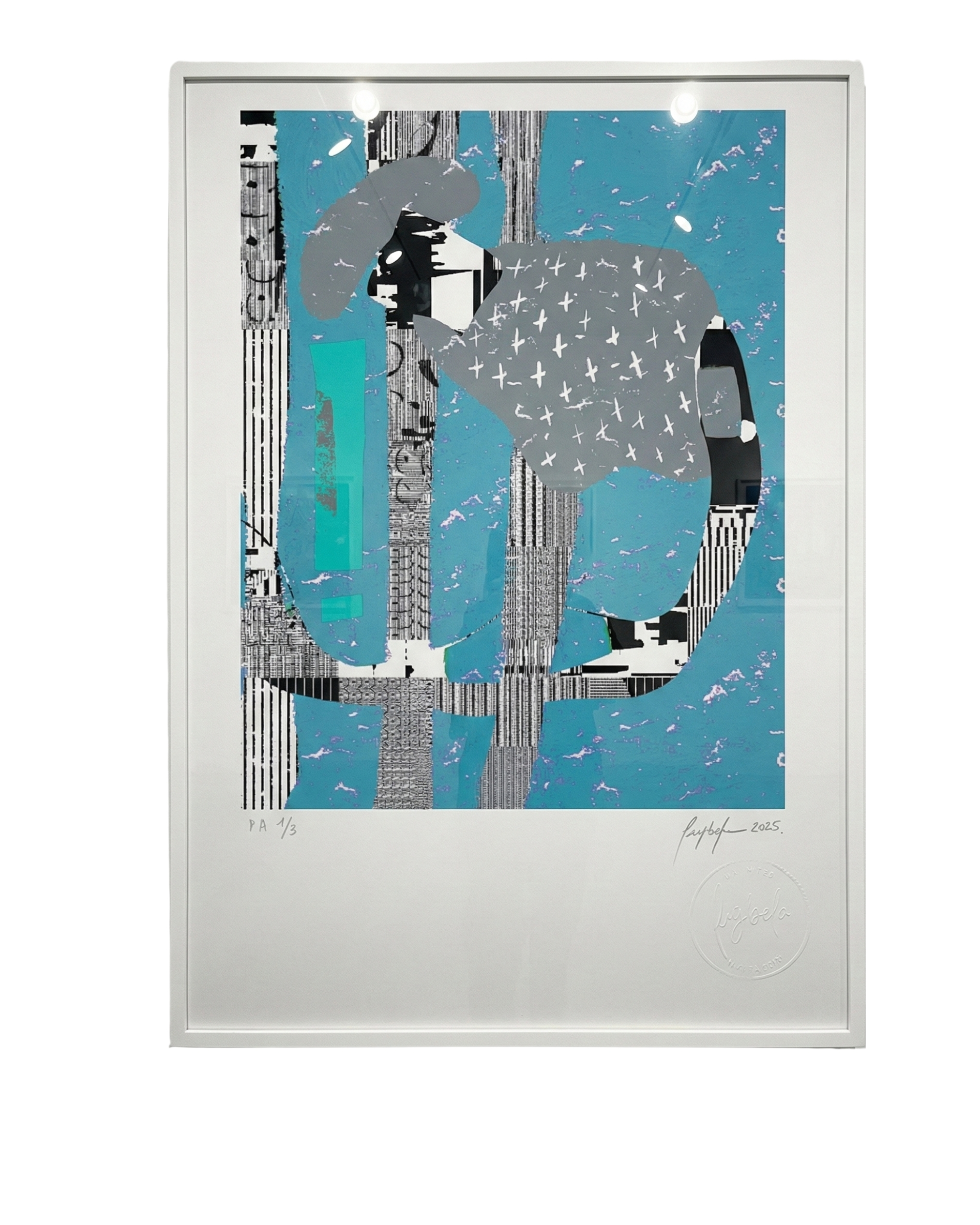 Sagui cinza – Fine Art em Papel 29x42cm – Acid-Free