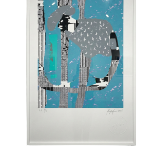 Sagui cinza - Fine Art em papel