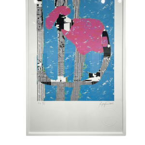 Sagui rosa - Fine Art em papel